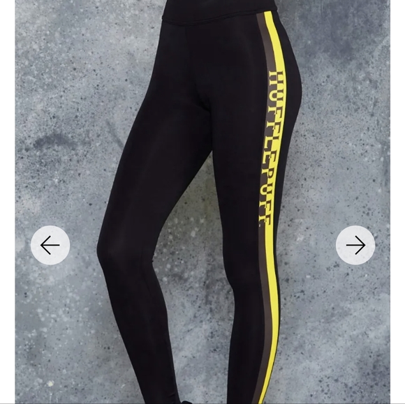 Blackmilk Pants - HUFFLEPUFF HIGH WAISTED NINJA PANTS - LIMITED
